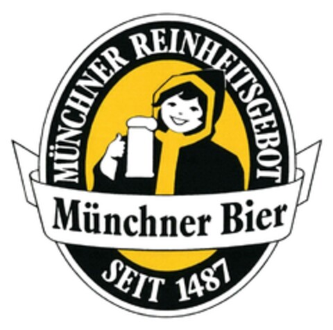 Münchner Bier MÜNCHNER REINHEITSGEBOT SEIT 1487 Logo (DPMA, 23.05.2018)
