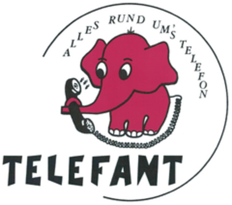 TELEFANT ALLES RUND UM`S TELEFON Logo (DPMA, 12.09.2019)