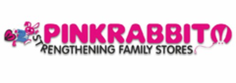 PINKRABBIT STRENGTHENING FAMILY STORES Logo (DPMA, 26.11.2019)