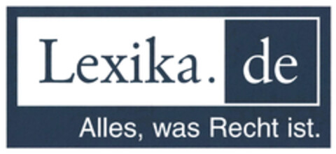 Lexika.de Alles, was Recht ist. Logo (DPMA, 29.02.2024)