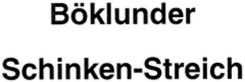 Böklunder Schinken-Streich Logo (DPMA, 08/07/2007)