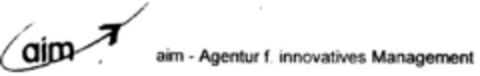 aim - Agentur f. innovatives Management Logo (DPMA, 08/29/1995)
