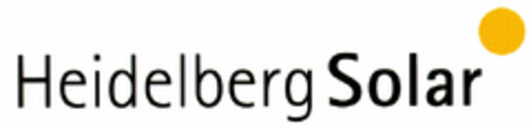 Heidelberg Solar Logo (DPMA, 05.01.1999)