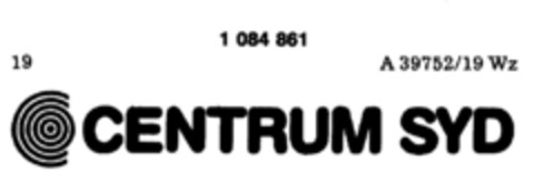 CENTRUM SYD Logo (DPMA, 06.04.1985)