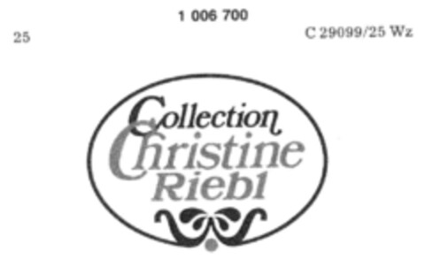 Collection Christine Riebl Logo (DPMA, 05.02.1980)
