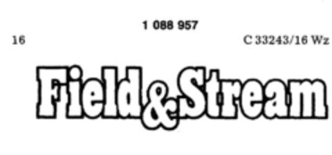 FIELD&STREAM Logo (DPMA, 28.06.1984)