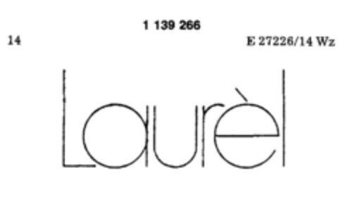 Laurèl Logo (DPMA, 15.12.1987)