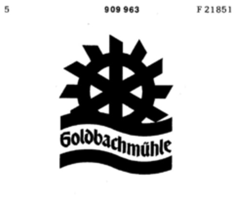 Goldbachmühle Logo (DPMA, 07/18/1970)