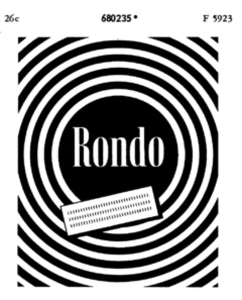 Rondo Logo (DPMA, 08.06.1955)