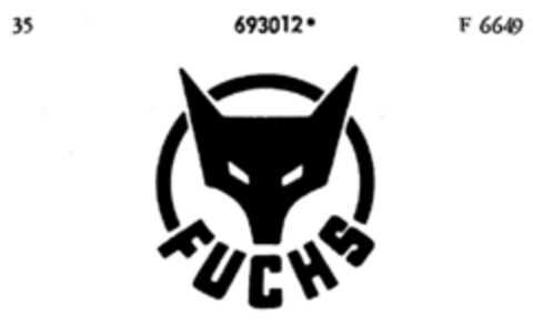 FUCHS Logo (DPMA, 15.03.1956)