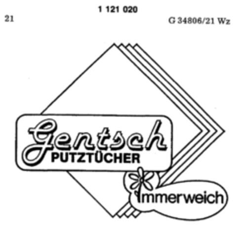 Gentsch PUTZTÜCHER Immer weich Logo (DPMA, 02.10.1987)