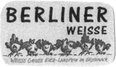 BERLINER WEISSE Logo (DPMA, 11.11.1992)