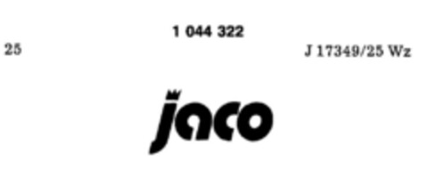 jaco Logo (DPMA, 10.02.1982)