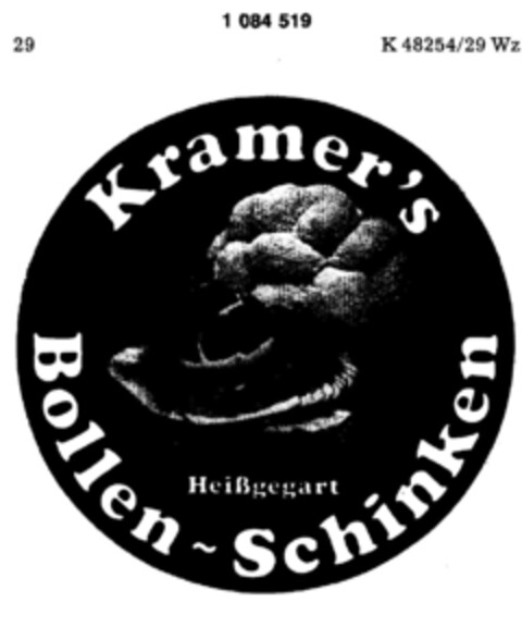Kramer`s Bollen-Schinken Logo (DPMA, 01.04.1985)