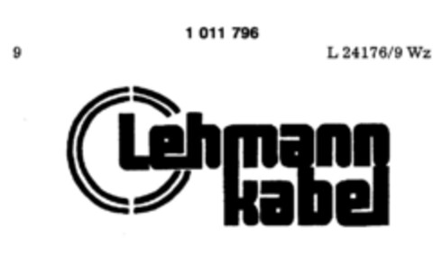 Lehmann kabel Logo (DPMA, 26.04.1980)