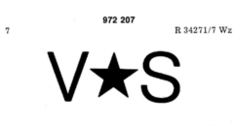 VS Logo (DPMA, 07.07.1977)