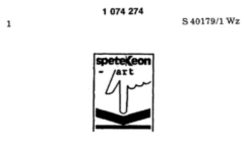 speteKeon-art Logo (DPMA, 12.03.1984)