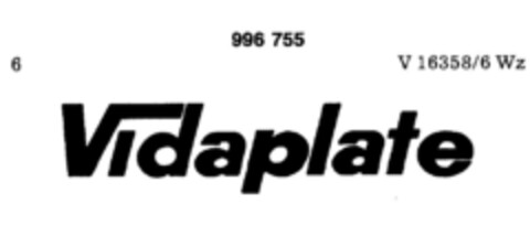 Vidaplate Logo (DPMA, 08.03.1979)