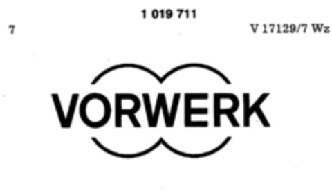 VORWERK Logo (DPMA, 06/04/1980)