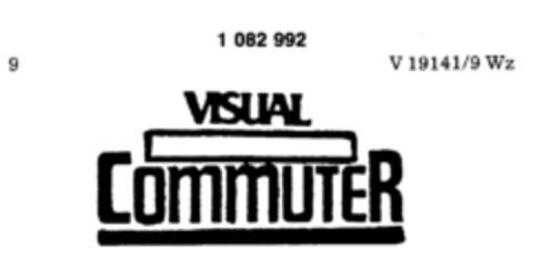 VISUAL COMMUTER Logo (DPMA, 26.10.1984)