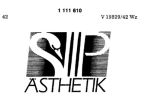 VIP ÄSTHETIK Logo (DPMA, 07.05.1986)