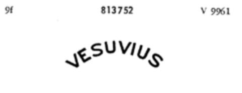 VESUVIUS Logo (DPMA, 10/15/1964)
