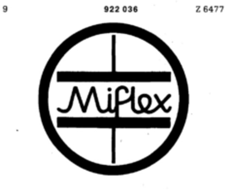 Miflex Logo (DPMA, 08/01/1973)