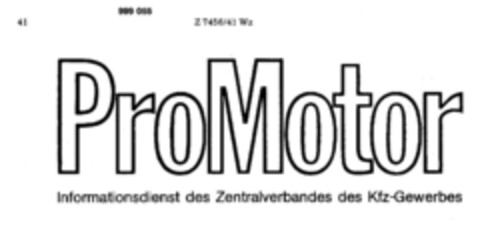 ProMotor Logo (DPMA, 26.01.1979)