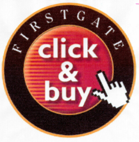 FIRSTGATE click & buy Logo (DPMA, 03.07.2000)