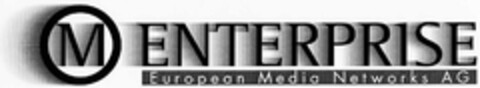 M ENTERPRISE European Media Networks AG Logo (DPMA, 03.08.2001)