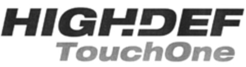 HIGHDEF TouchOne Logo (DPMA, 02/26/2010)