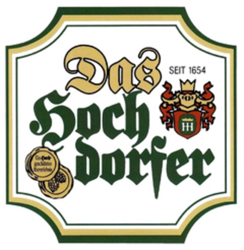 Das Hochdorfer SEIT 1654 Logo (DPMA, 20.09.2011)