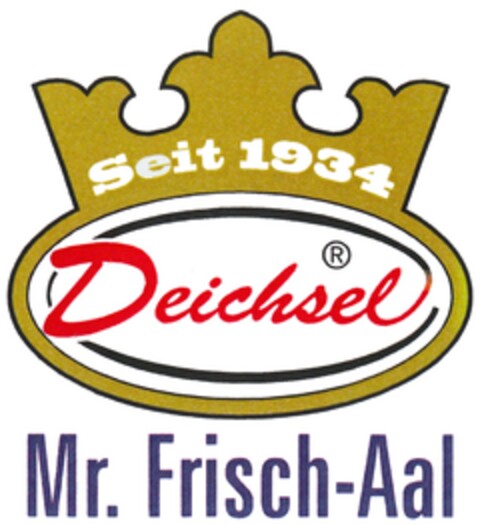 Seit 1934 Deichsel Mr. Frisch-Aal Logo (DPMA, 06/19/2013)