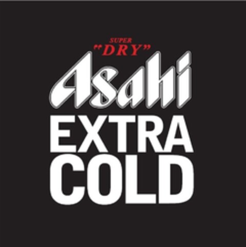 SUPER "DRY" Asahi EXTRA COLD Logo (DPMA, 19.12.2014)