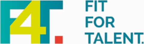 F4T. FIT FOR TALENT. Logo (DPMA, 09.05.2019)