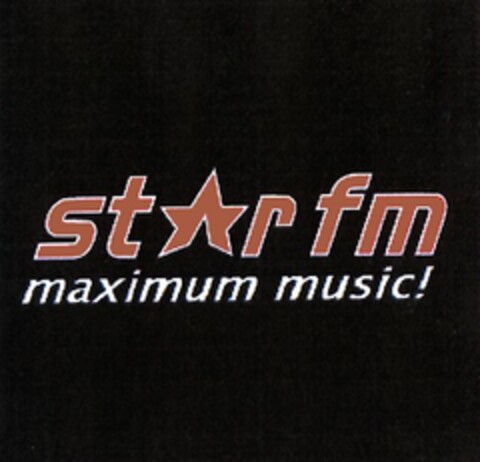 star fm maximum music! Logo (DPMA, 01/21/2004)