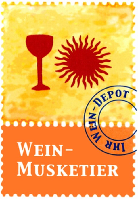 Wein-Musketier Logo (DPMA, 06.06.2006)