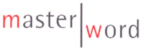 master word Logo (DPMA, 24.05.2007)