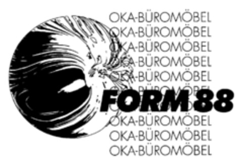 OKA-BÜROMÖBEL FORM 88 Logo (DPMA, 02/01/1995)