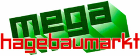 mega hagebaumarkt Logo (DPMA, 10.02.1996)