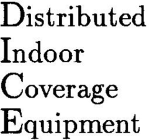 Distributed Indoor Coverage Equipment Logo (DPMA, 23.02.1996)