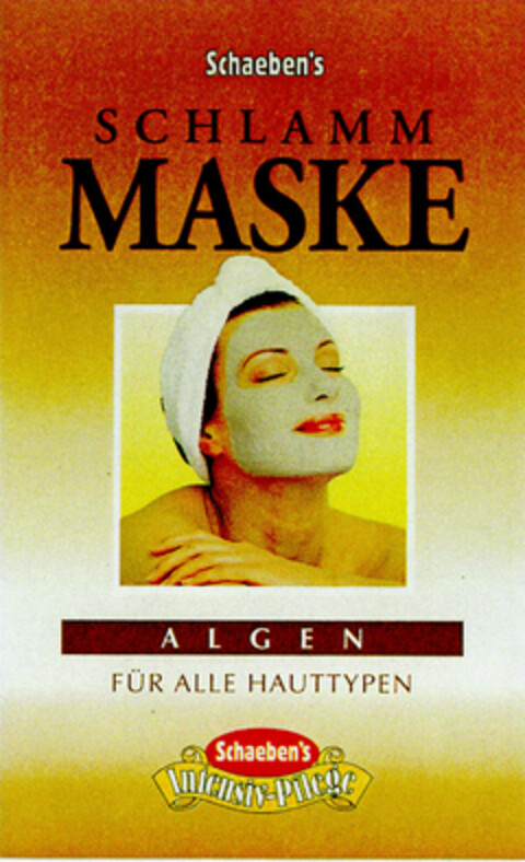 Schaeben's SCHLAMM MASKE Logo (DPMA, 24.04.1998)