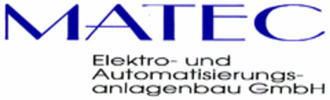 MATEC Elektro- und Automatisierungs-anlagenbau GmbH Logo (DPMA, 06/30/1999)