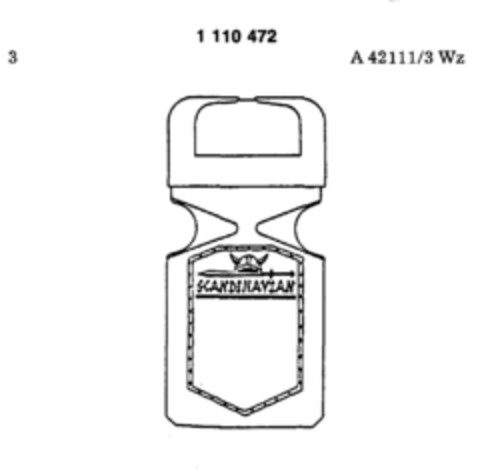SCANDINAVIAN Logo (DPMA, 10/23/1986)