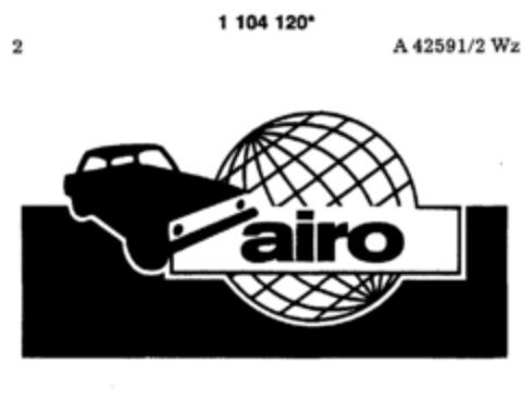 airo Logo (DPMA, 27.02.1987)