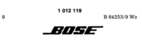 BOSE Logo (DPMA, 05.10.1979)