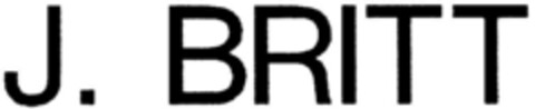 J.BRITT Logo (DPMA, 08.02.1992)