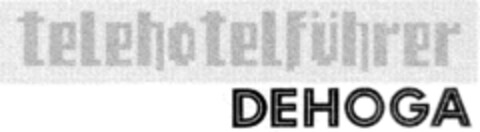 telehotelführer DEHOGA Logo (DPMA, 10/26/1983)