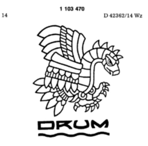 DRUM Logo (DPMA, 19.07.1986)