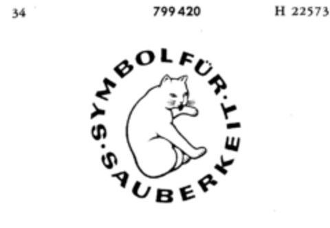 SYMBOL FÜR SAUBERKEIT Logo (DPMA, 12/24/1962)